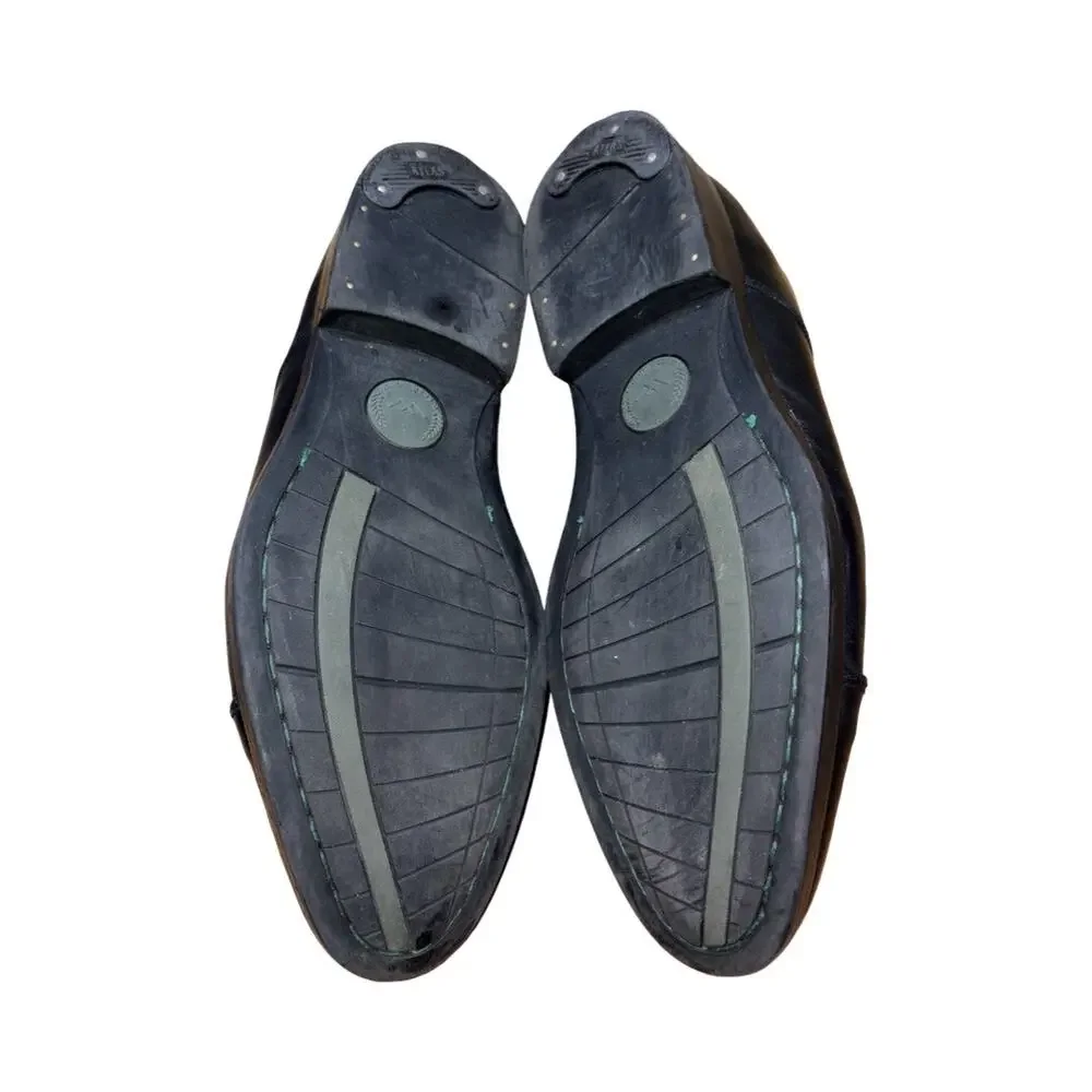 Weber Schuh Black Leather Oxford Shoes Size: US 9.5 / UK 8.5 Men's